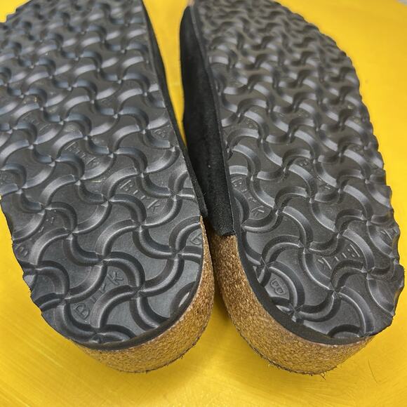 NEW Men’s Birkenstock Arizona Soft Slide Sandal Black Oiled Leather Sz 42 9 Flaw main image 5